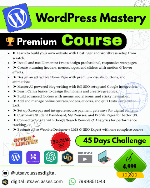 WordPress Course Premium