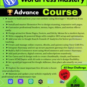 WordPress Course Advance